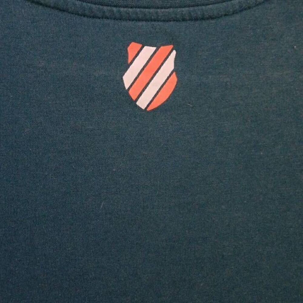 K-Swiss Tshirt Size Small Unisex or Women's PTP 19.5 Length 27" Color Dark Gre - Picture 7 of 7